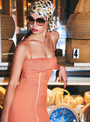 Chic Rib Knit Tube Dress