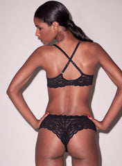 Lace Cheeky Mid Rise Seamless Comfort