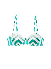 Silk Balconette Lace Underwire Bra