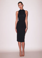 Sleek Knot Dress Elegant Twist Detail