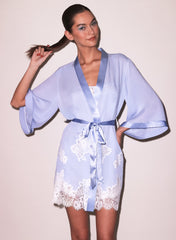 Lace Silk Robe Romantic Elegance