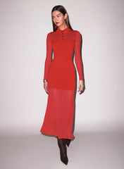 Ethereal Maxi Dress with Flowing Sleeves
