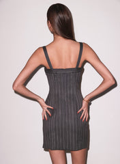 Chic Mini Dress with Adjustable Straps