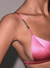 Silk Triangle Bra Elegant Lingerie