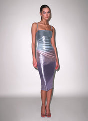 Iridescent Ombre Midi Dress