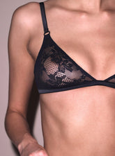 Stretch Lace Triangle Bra