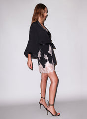 Lace Robe Silk Georgette Playful Fit