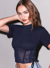 Sabrina Corset T-Shirt Sculpt and Flatter