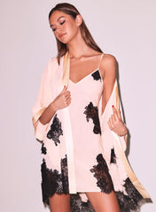 Lace Robe Silk Georgette Playful Fit