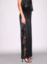 Silk Lace Lounge Pants Elegant Comfort