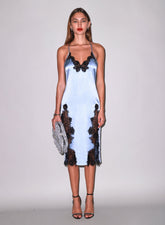 Lace Applique Slip Dress