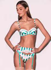 Silk Balconette Lace Underwire Bra