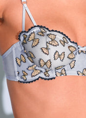 Farfalle Embroidery Balconette Lingerie
