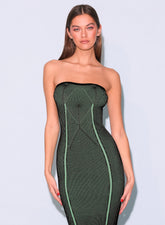 Chic Rib Knit Tube Dress