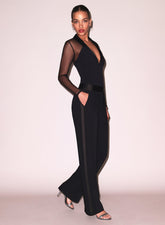 Satin Stripe Tuxedo Pant