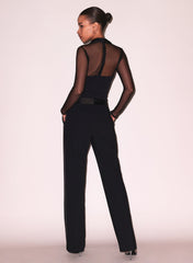 Satin Stripe Tuxedo Pant