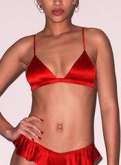 Silk Triangle Bra Everyday Luxury