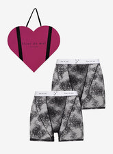 Lace Boxer Gift Set for Couples Romantic Bouquet Lingerie