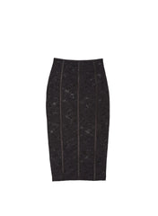 Stretch Lace Pencil Skirt Elegant and Flattering