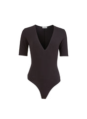 Effortless Elegance Deep V Bodysuit