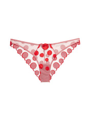 Polka Dot Cheeky Lingerie Sheer Tulle Romance