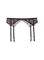 Romantic Rose Vine Garter Belt