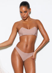 Lace Bandeau Bra Sweetheart Neckline