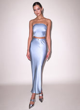 Silk Bias Skirt Luxe Curve Hugging Elegance