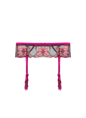 Butterfly Embroidery Garter Belt Lingerie