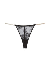 Crystal Bouquet Lace V String