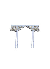 Farfalle Embroidery Garter Belt Romantic Lingerie
