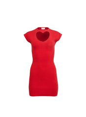 Matchmaker Heart Cutout Mini Dress