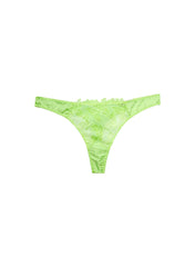 Butterfly Embroidered Tulle Thong