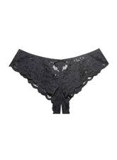 Lace Cheeky Panty with Satin Back Cutout