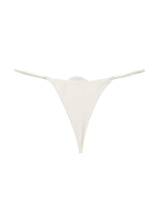 Silk Rose Applique V String