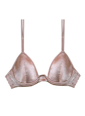 Luxe Plunge Bra Silk Elegance