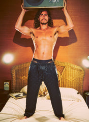 Luxe Silk Jacquard Pajama Pant