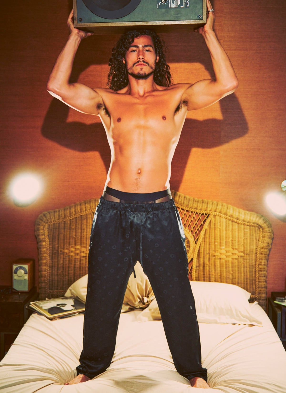 Luxe Silk Jacquard Pajama Pant