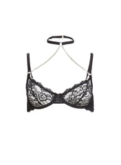 Chain Detail Lace Bra Romantic Intimate Wear