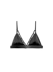 Luxe Triangle Bra Silk Lined Cups