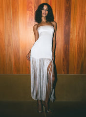 Swaying Fringe Maxi Dress