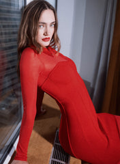 Ethereal Maxi Dress with Flowing Sleeves