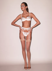 Lace Balconette with Silk Boning