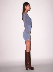 The V Neck Mini Dress