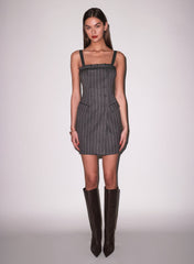 Chic Mini Dress with Adjustable Straps