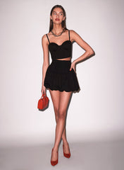 Terry Bubble Skirt Playful Princess Seams