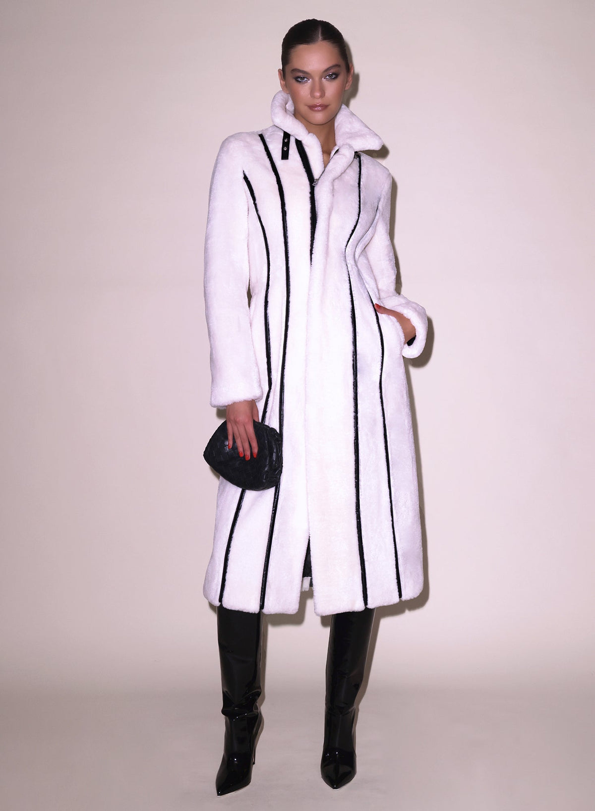 Diana Faux Shearling Jacket Essential Outerwear