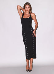 Scooped Undo Me Dress Luxe Jersey Midi