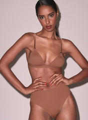 The Barely There Stretch Triangle Bra