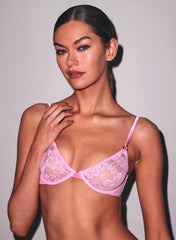 Stretch Lace Demi Bra Beautiful Comfort